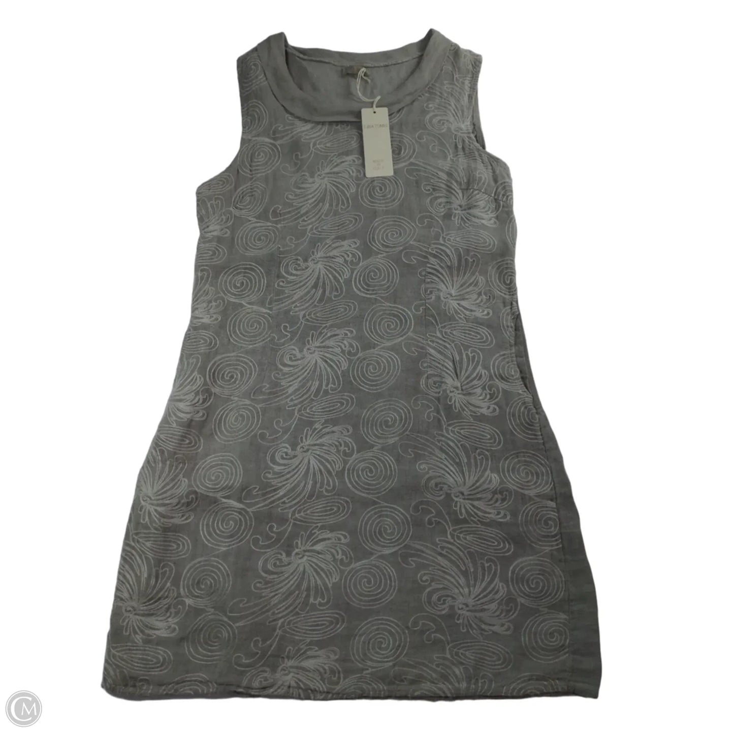 Dress Casual Midi By Clothes Mentor In Grey, Size: Xl