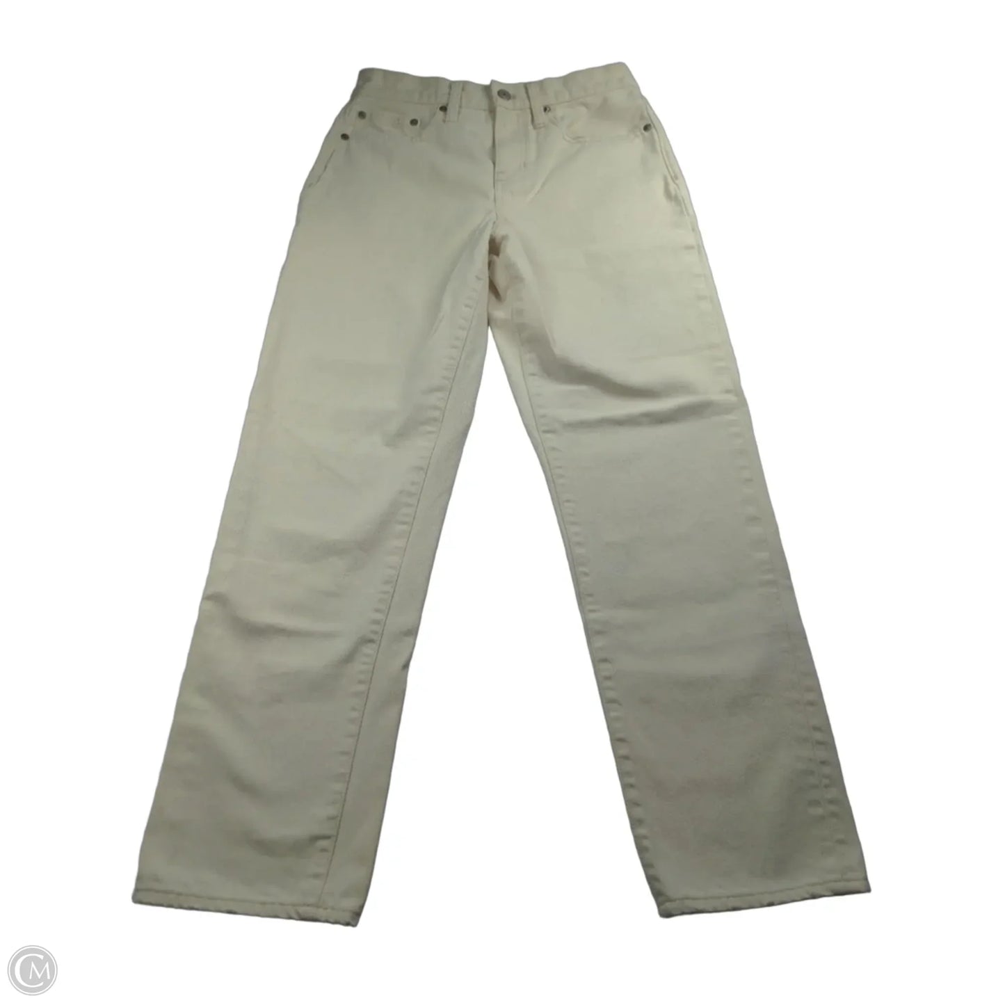 Jeans Boyfriend By J. Crew In White Denim, Size: 24