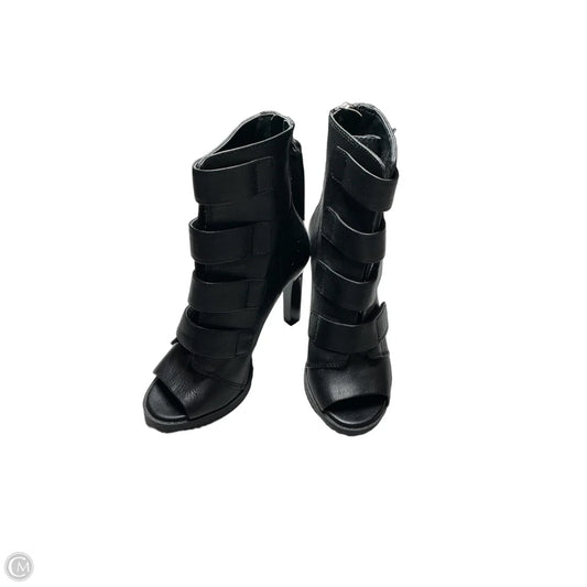 Boots Ankle Heels By Dkny In Black, Size: 5.5