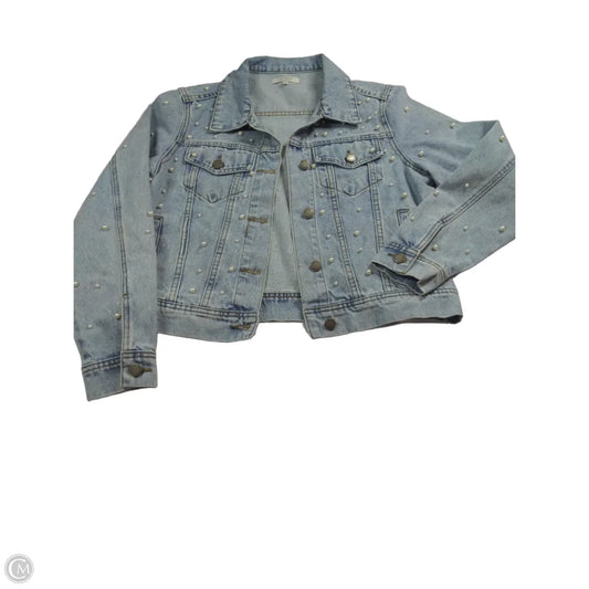 Jacket Denim By Clothes Mentor In Blue, Size: S