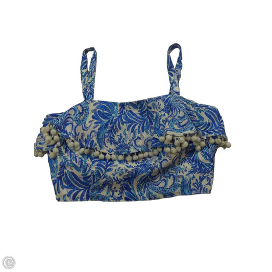 Top Sleeveless By Cma In Blue & White, Size: 2