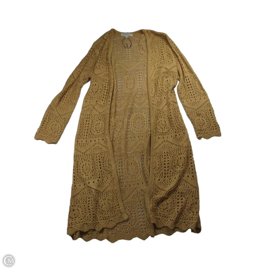 Sweater Cardigan By Chelsea And Theodore In Beige, Size: Xl