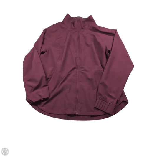 Jacket Windbreaker By The North Face In Maroon, Size: L