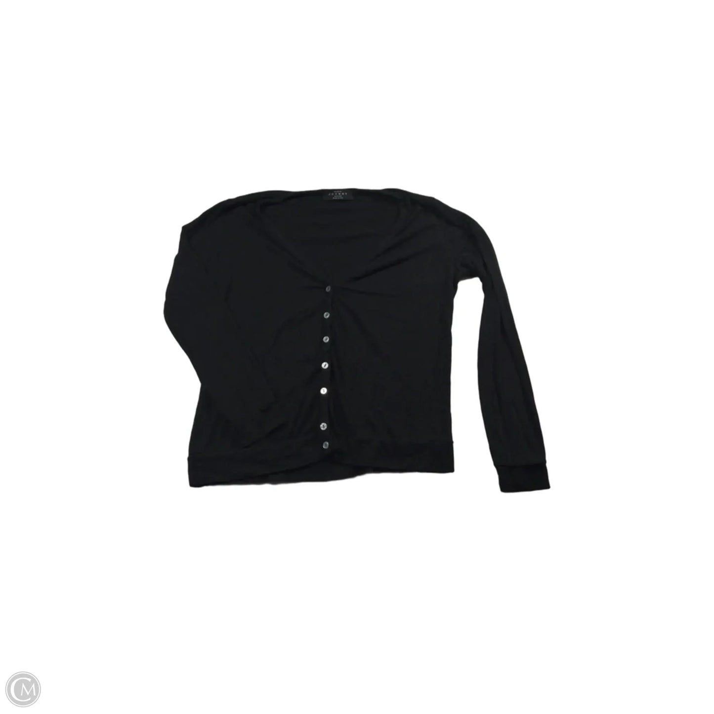 Top Long Sleeve Basic By Clothes Mentor In Black, Size: M