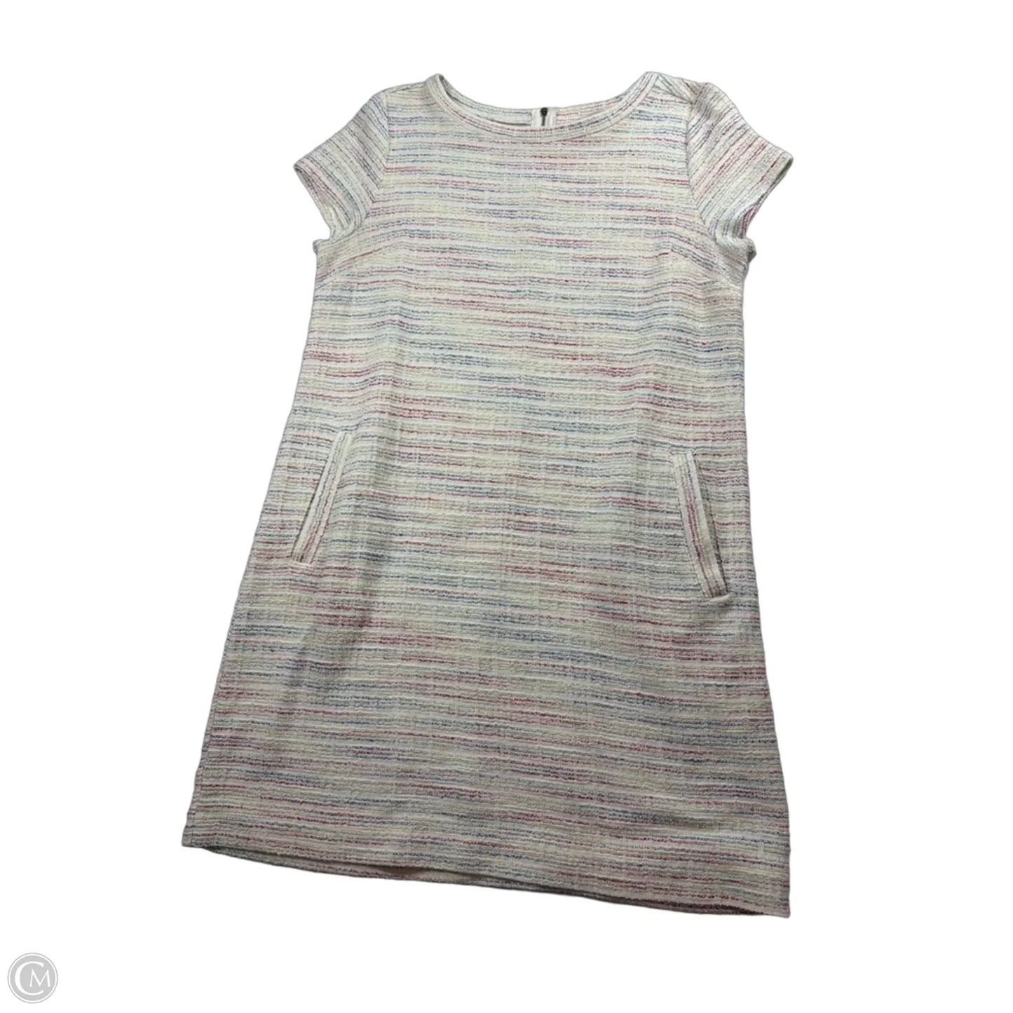 Dress Casual Short By Loft In Striped Pattern, Size: M