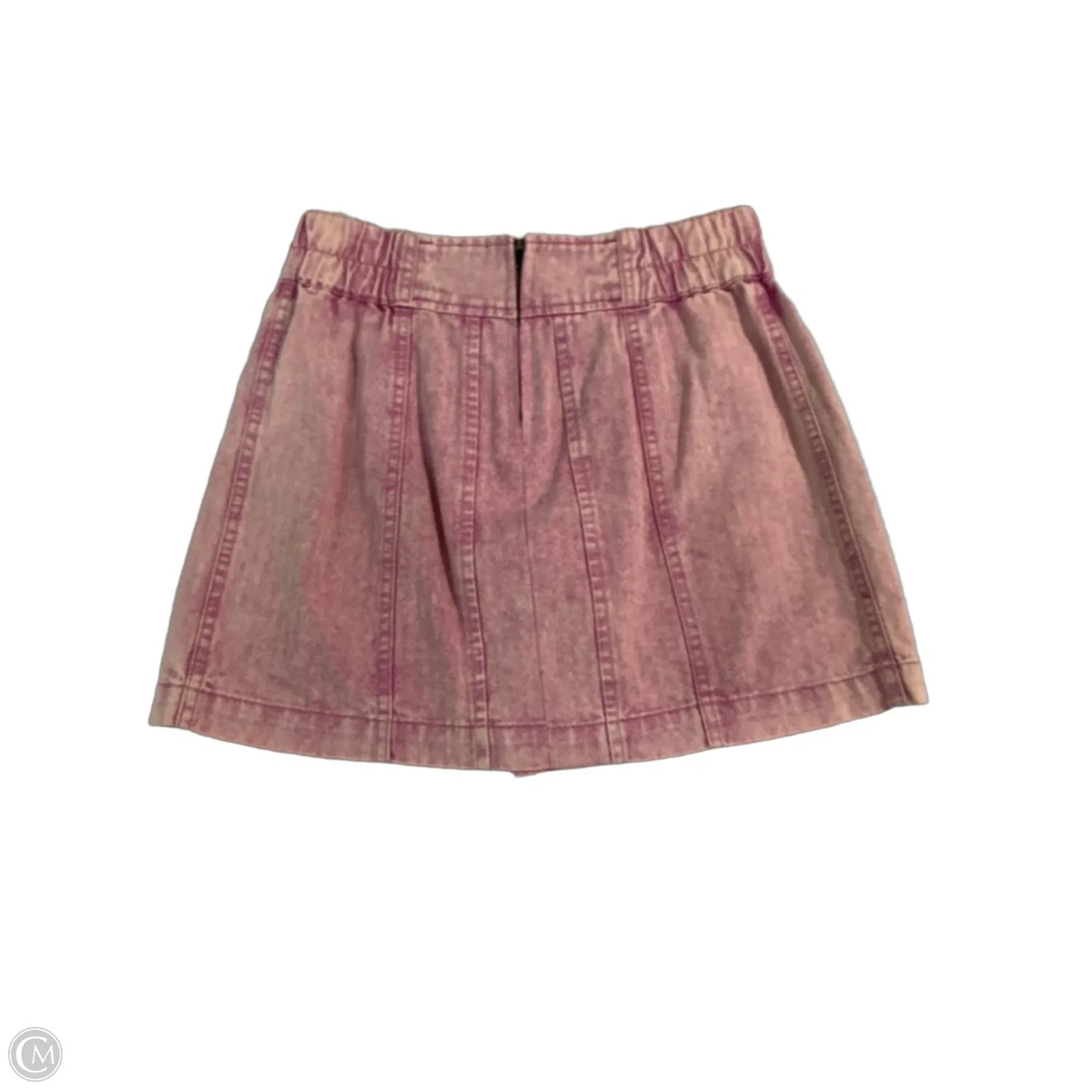 Skirt Mini & Short By Clothes Mentor In Pink Denim, Size: 0