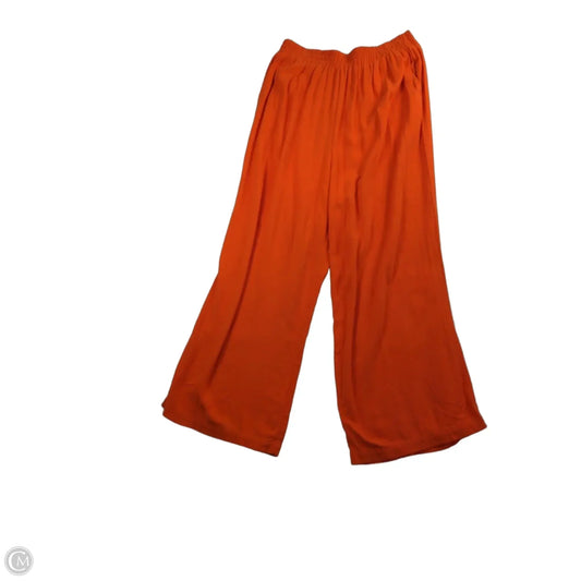 Pants Linen By Melloday In Orange, Size: Xl