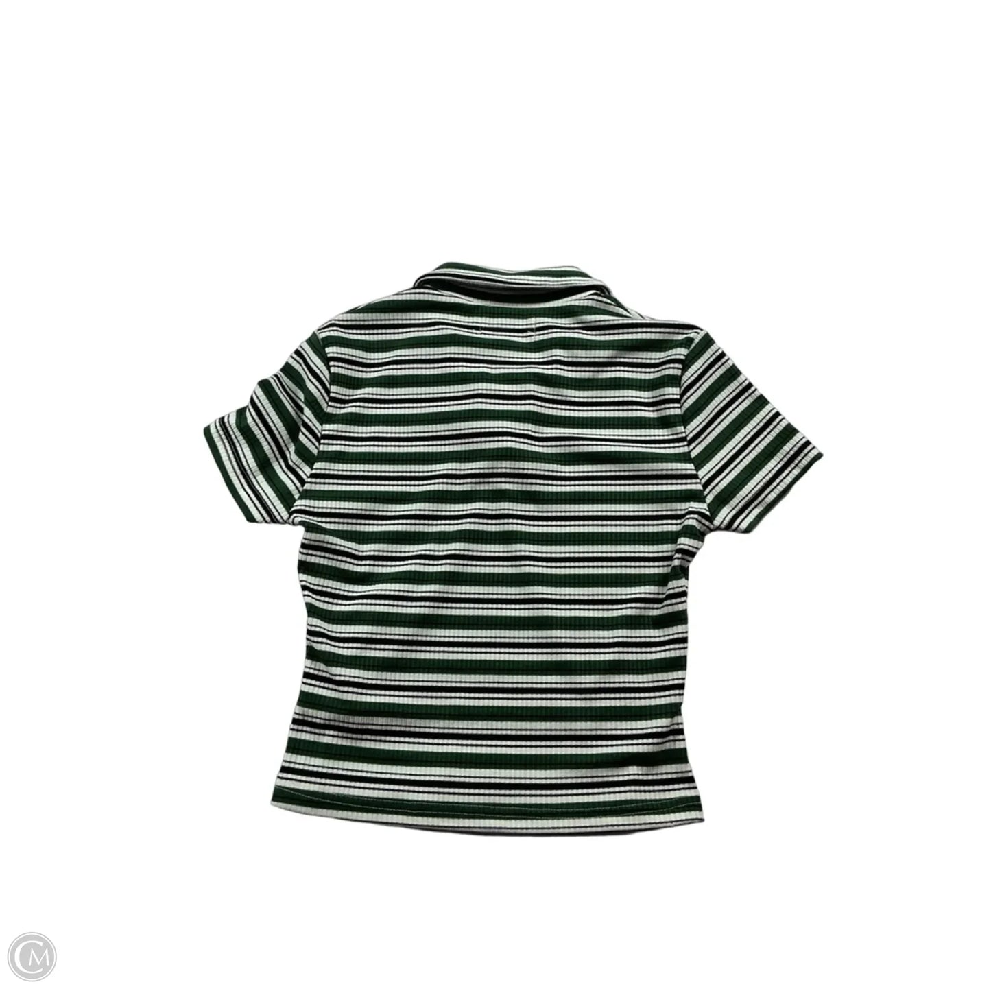 Top Short Sleeve By Forever 21 In Striped Pattern, Size: Xs