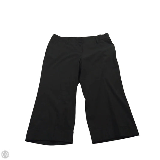 Pants Cropped By Michael By Michael Kors In Black, Size: 14p