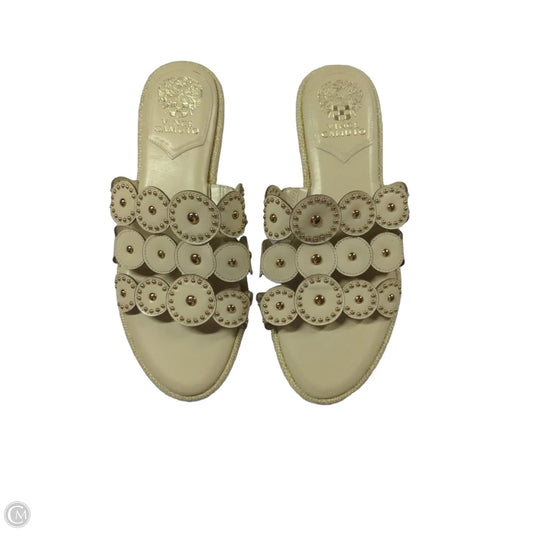 Sandals Flats By Vince Camuto In Beige, Size: 8.5
