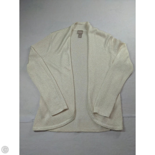 Cardigan By Chicos In Ivory, Size: M