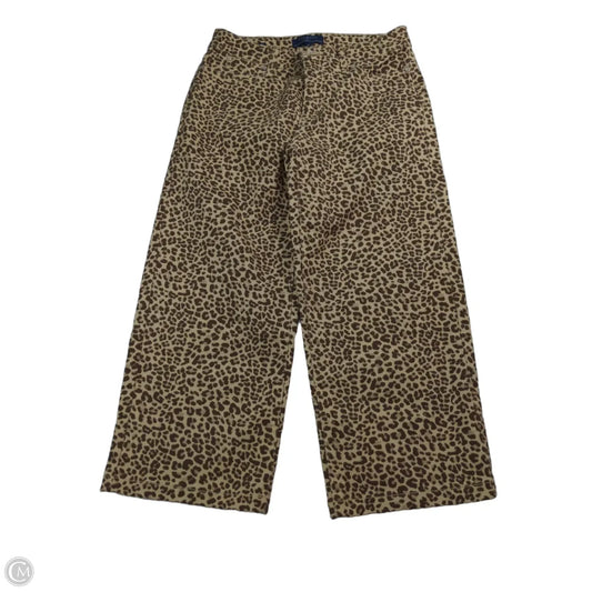 Pants Cropped By Talbots In Animal Print, Size: 2p