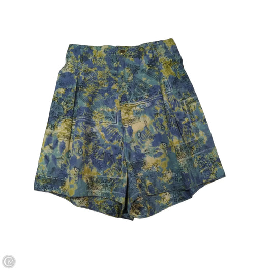 Shorts By Clothes Mentor In Blue & Yellow, Size: S