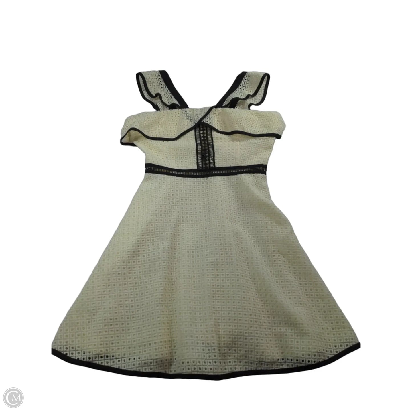 Dress Party Short By Aqua In Cream, Size: L