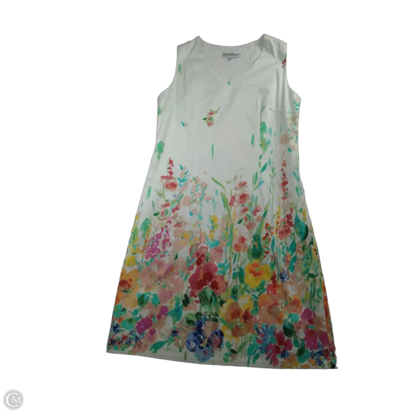 Dress Casual Midi By Northstyle In Floral Print, Size: 10