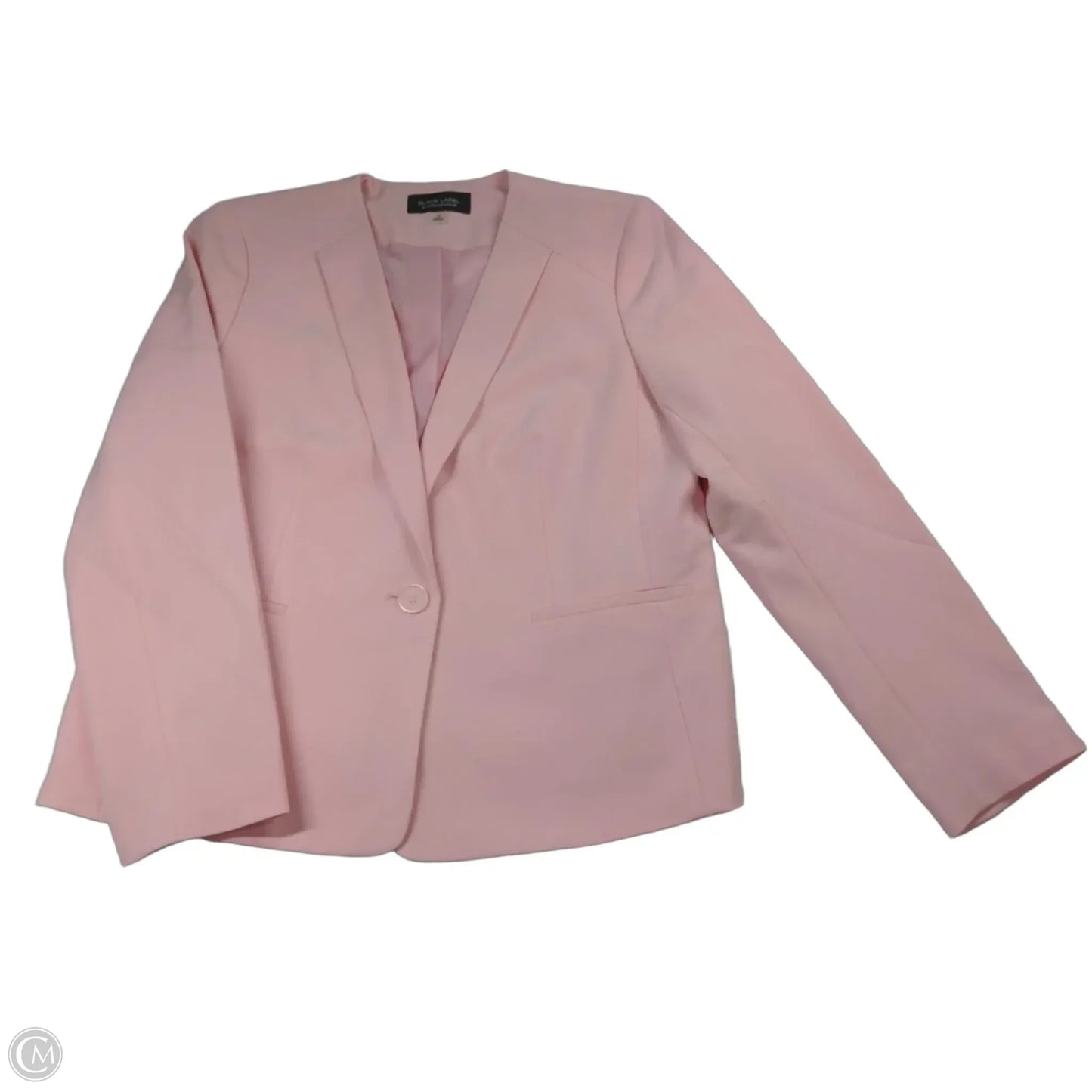 Blazer By Black Label In Pink, Size: 14