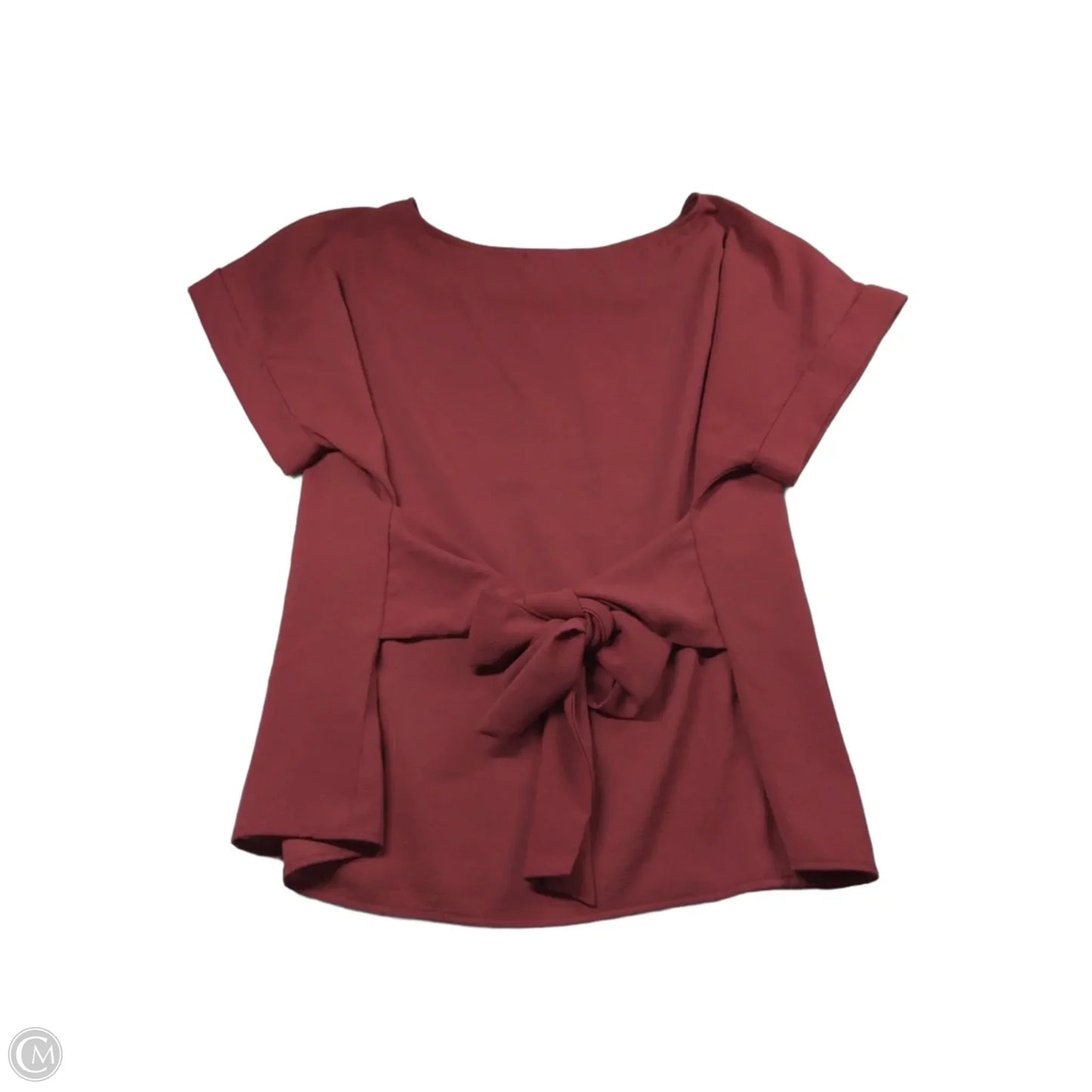 Top Short Sleeve By Clothes Mentor In Red, Size: M