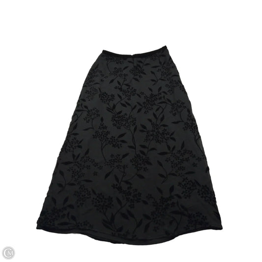 Skirt Maxi By Ann Taylor In Black, Size: 6p