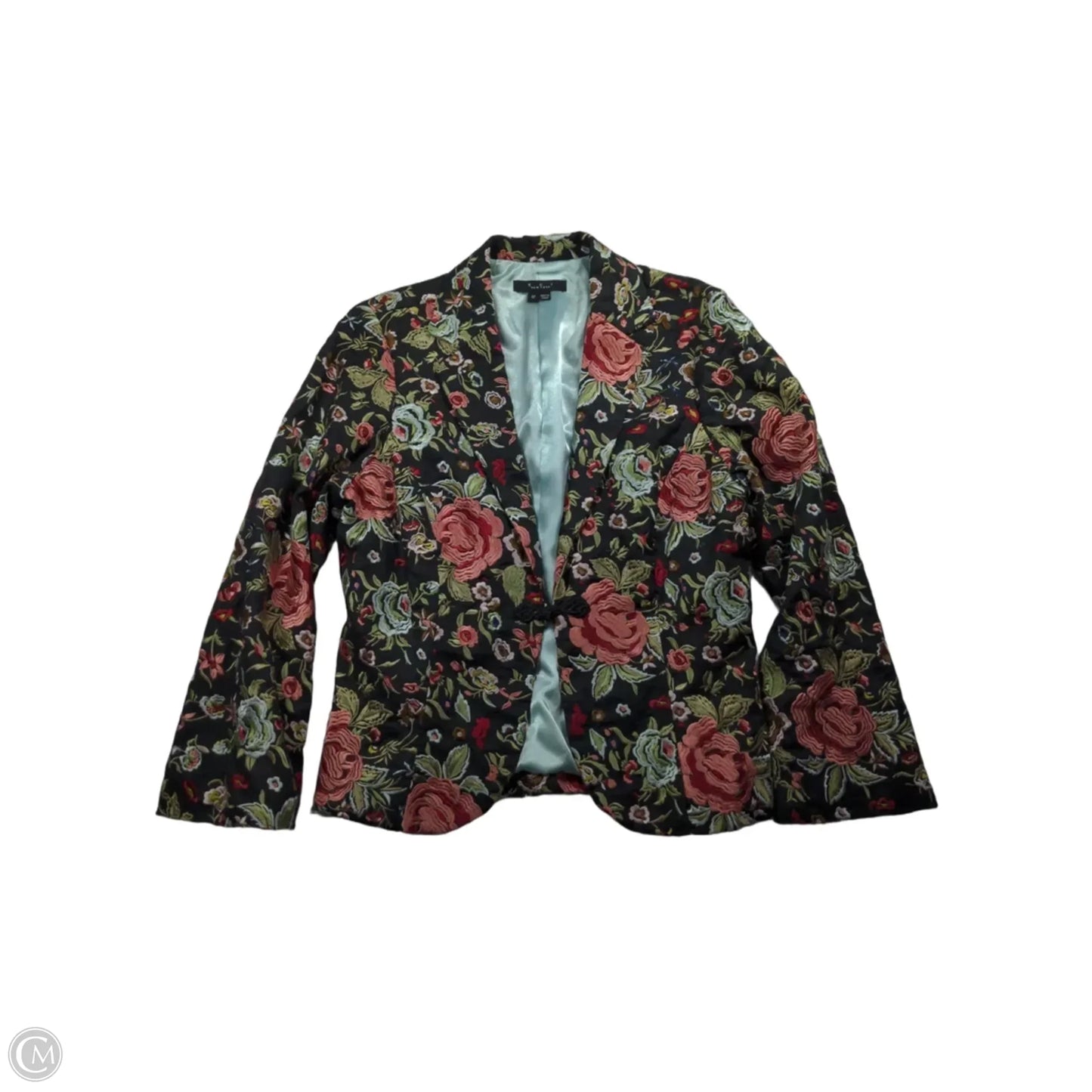Blazer By Eci In Floral Print, Size: 12