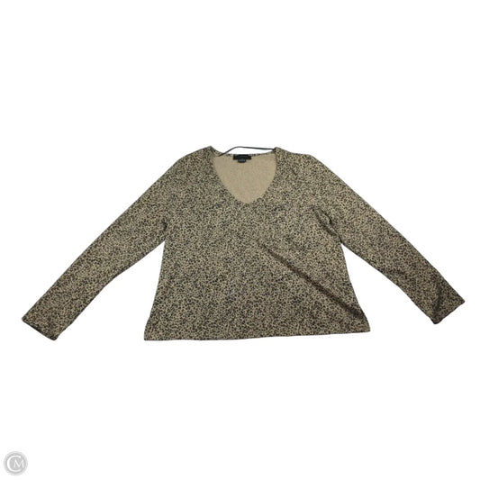 Top Long Sleeve By Clothes Mentor In Animal Print, Size: Lp