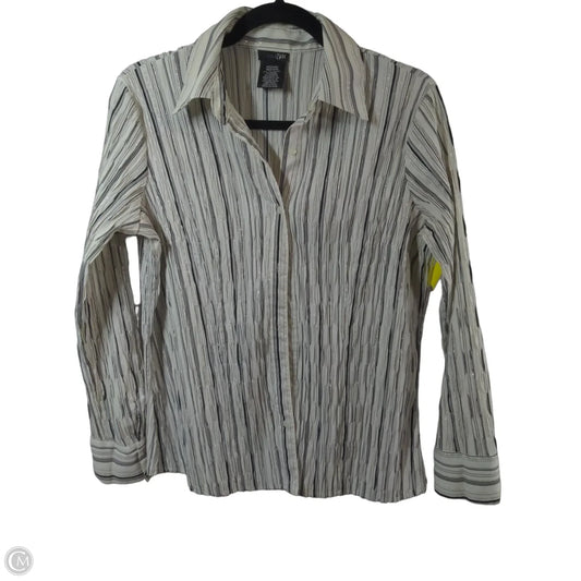 Blouse Long Sleeve By East 5th In Multi-colored, Size: M