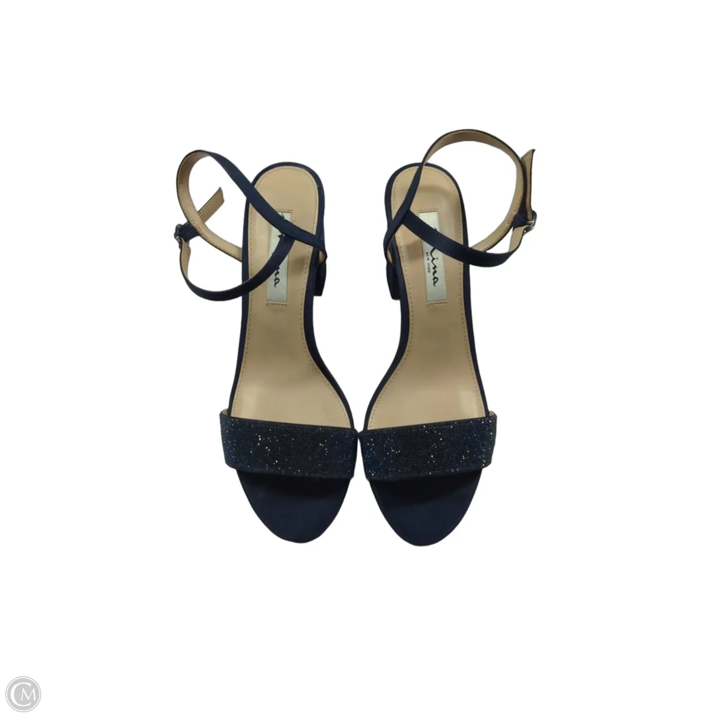 Shoes Heels Platform By Nina In Blue, Size: 8.5
