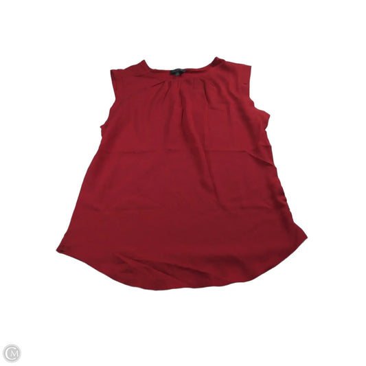 Top Sleeveless By Clothes Mentor In Red, Size: M