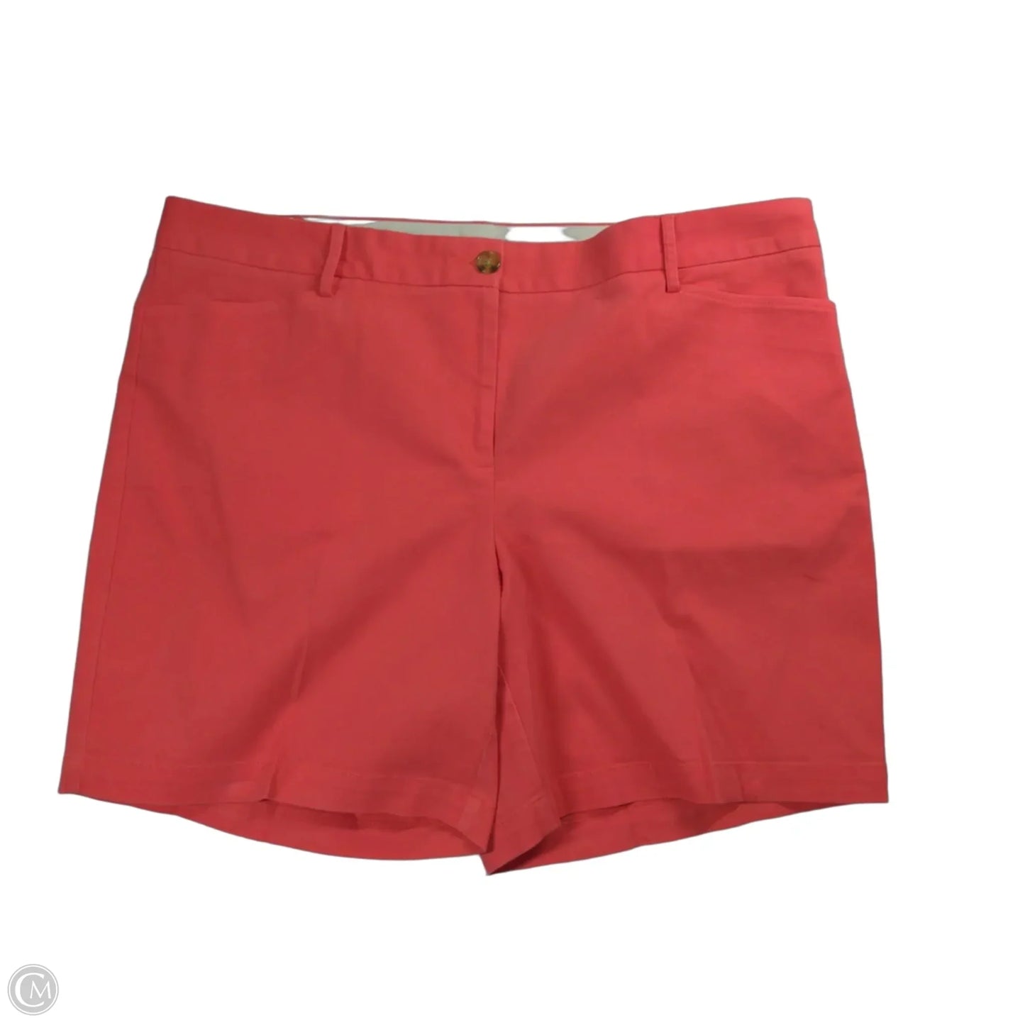 Shorts By Lands End In Coral, Size: 18