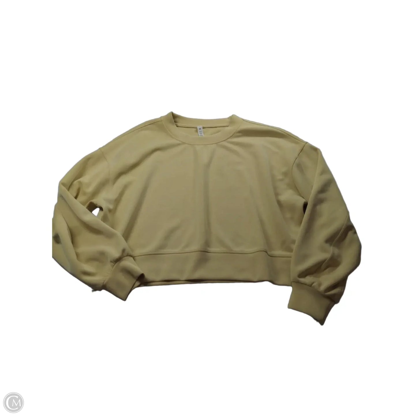 Sweatshirt Crewneck By Lululemon In Yellow, Size: 8