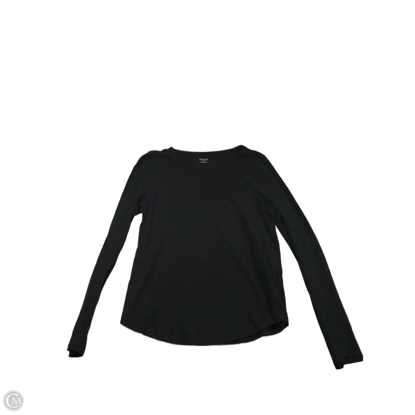 Top Long Sleeve Basic By Madewell In Black, Size: M