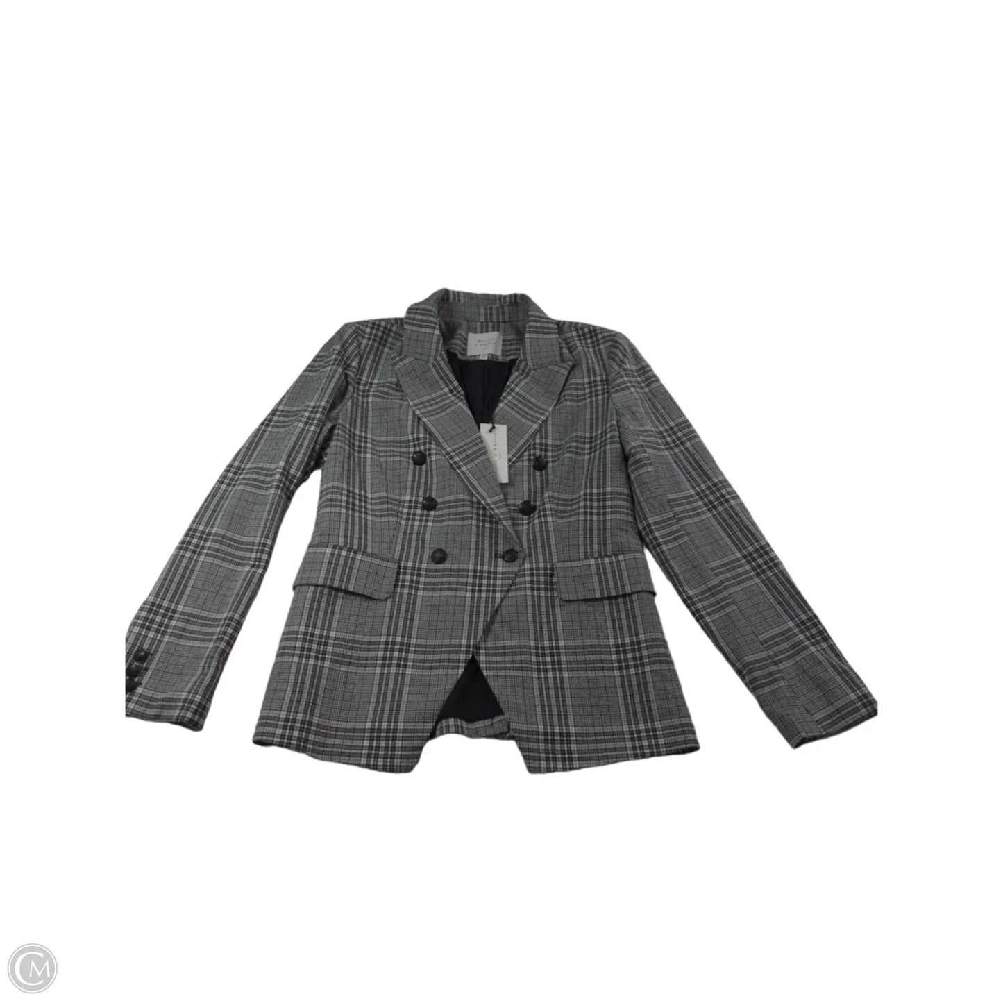 Blazer By Maison Damelie In Black & White, Size: M