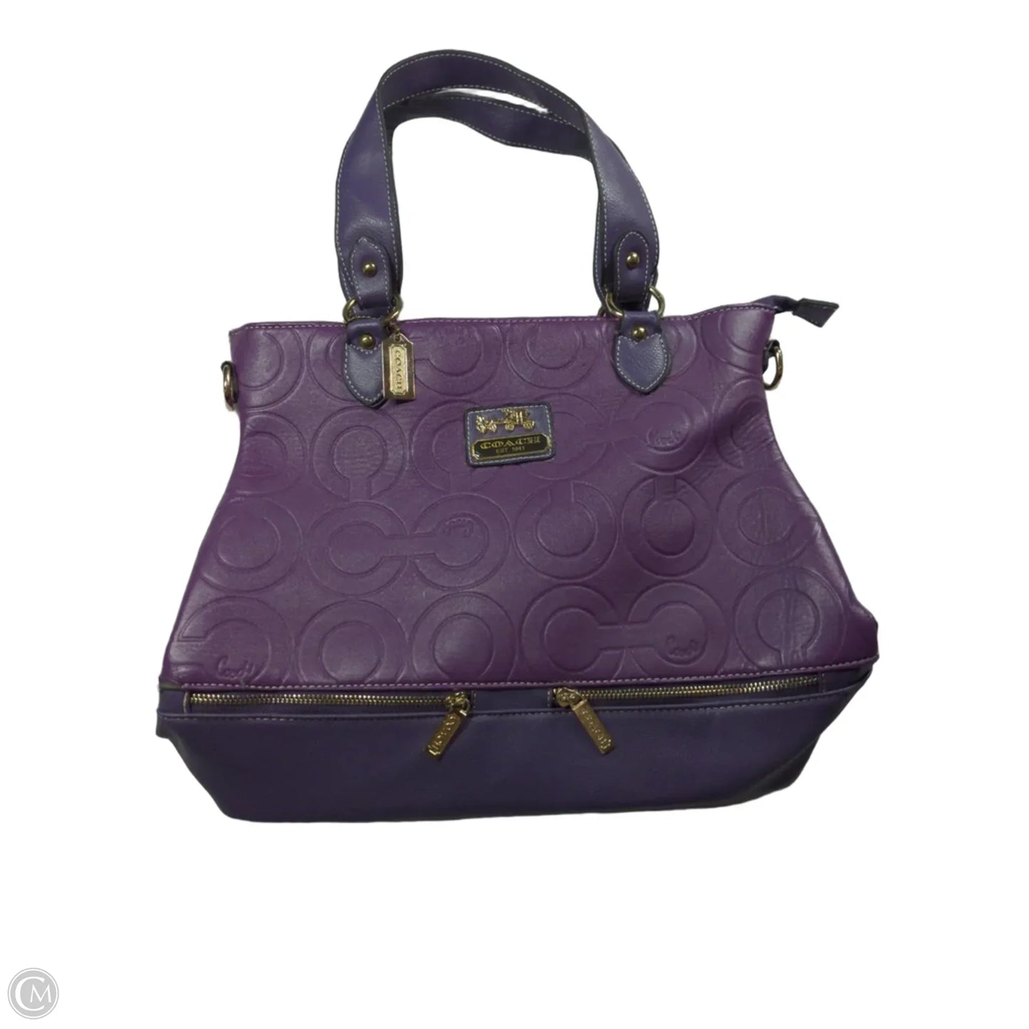 Handbag Designer By Coach, Size: Large