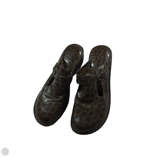 Shoes Heels Block By Boc In Brown, Size: 10