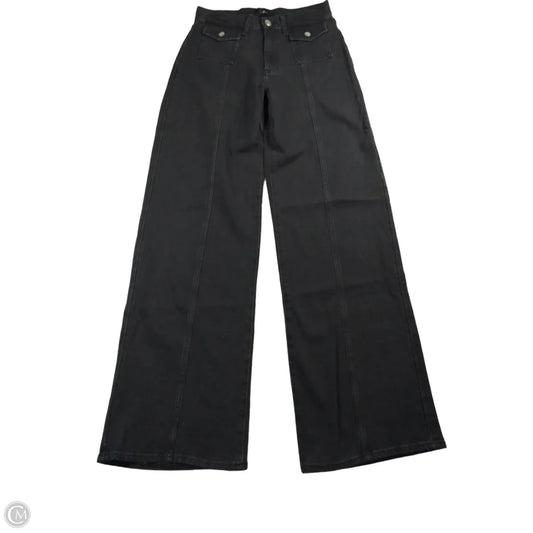 Jeans Wide Leg By 7 For All Mankind In Black, Size: 4