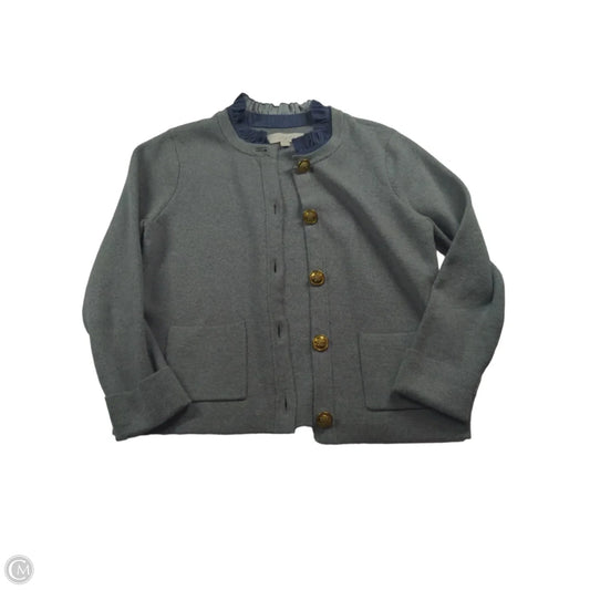 Sweater Cardigan By Loft In Grey, Size: Xsp