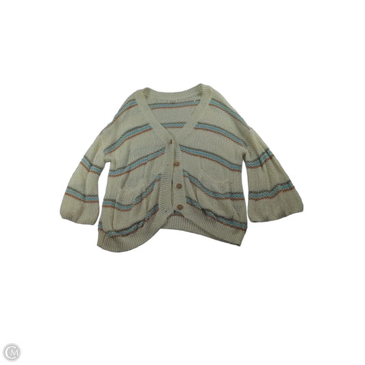 Cardigan By Pol In Striped Pattern, Size: S