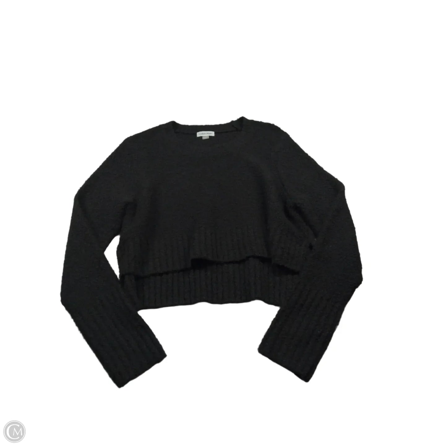 Sweater By Calvin Klein In Black, Size: L