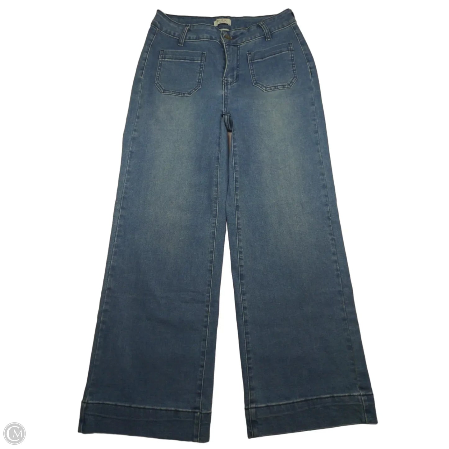 Jeans Straight By Bleu In Blue, Size: 4p