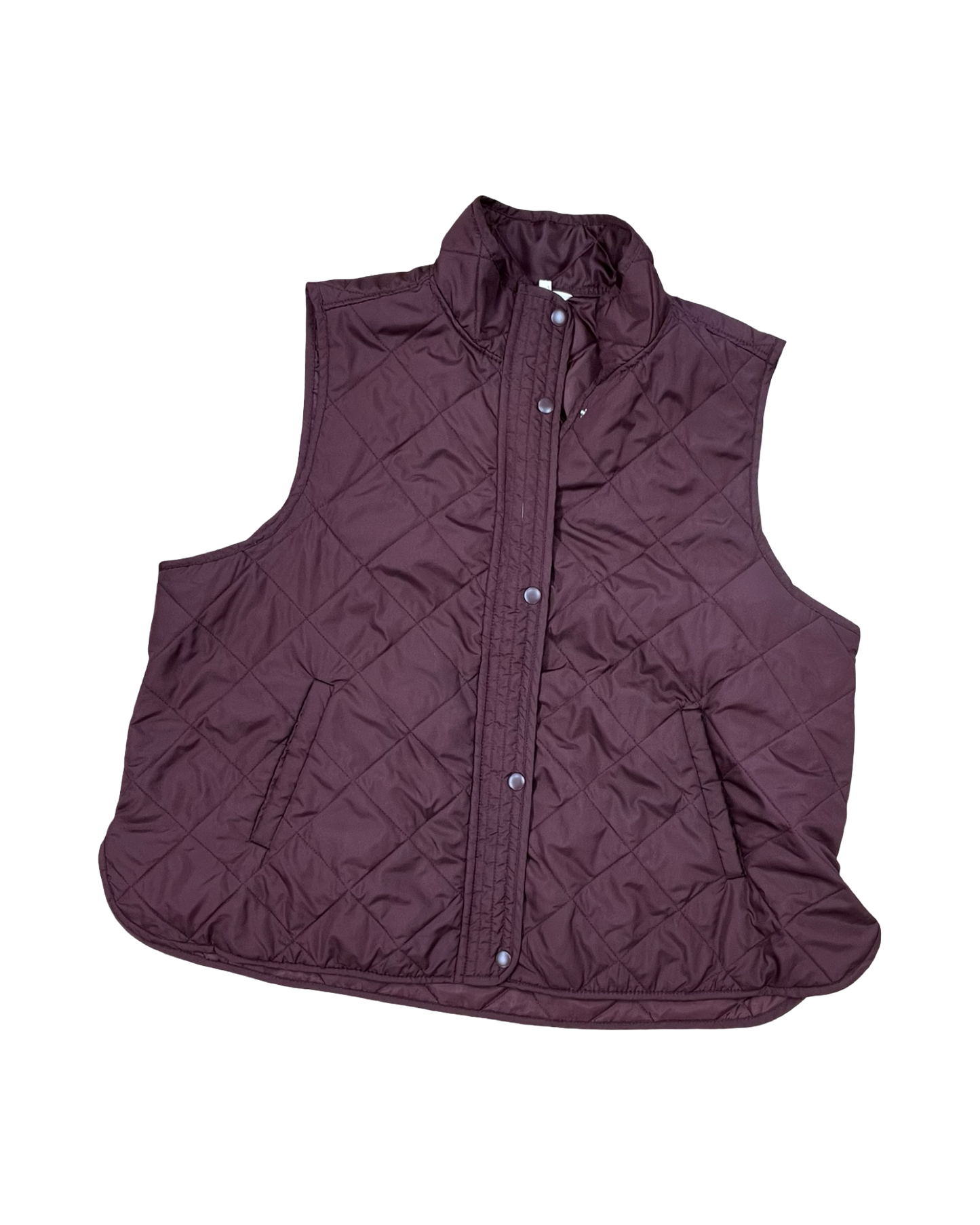 Vest Puffer & Quilted By Maurices In Purple, Size:1X