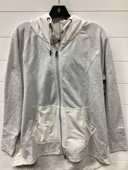 Sweatshirt Hoodie By Eddie Bauer In Grey, Size:1X