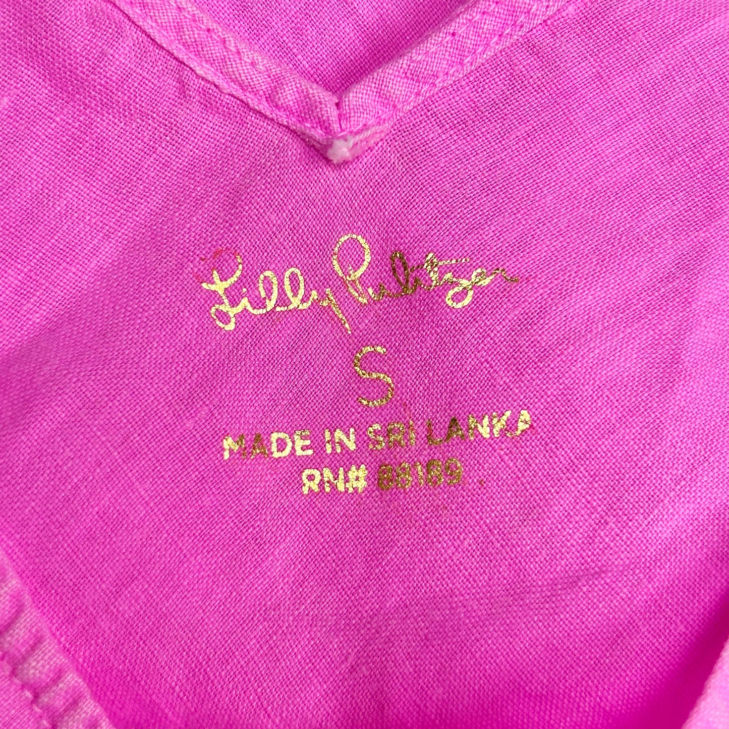 Top Sleeveless Designer By Lilly Pulitzer In Pink, Size: S