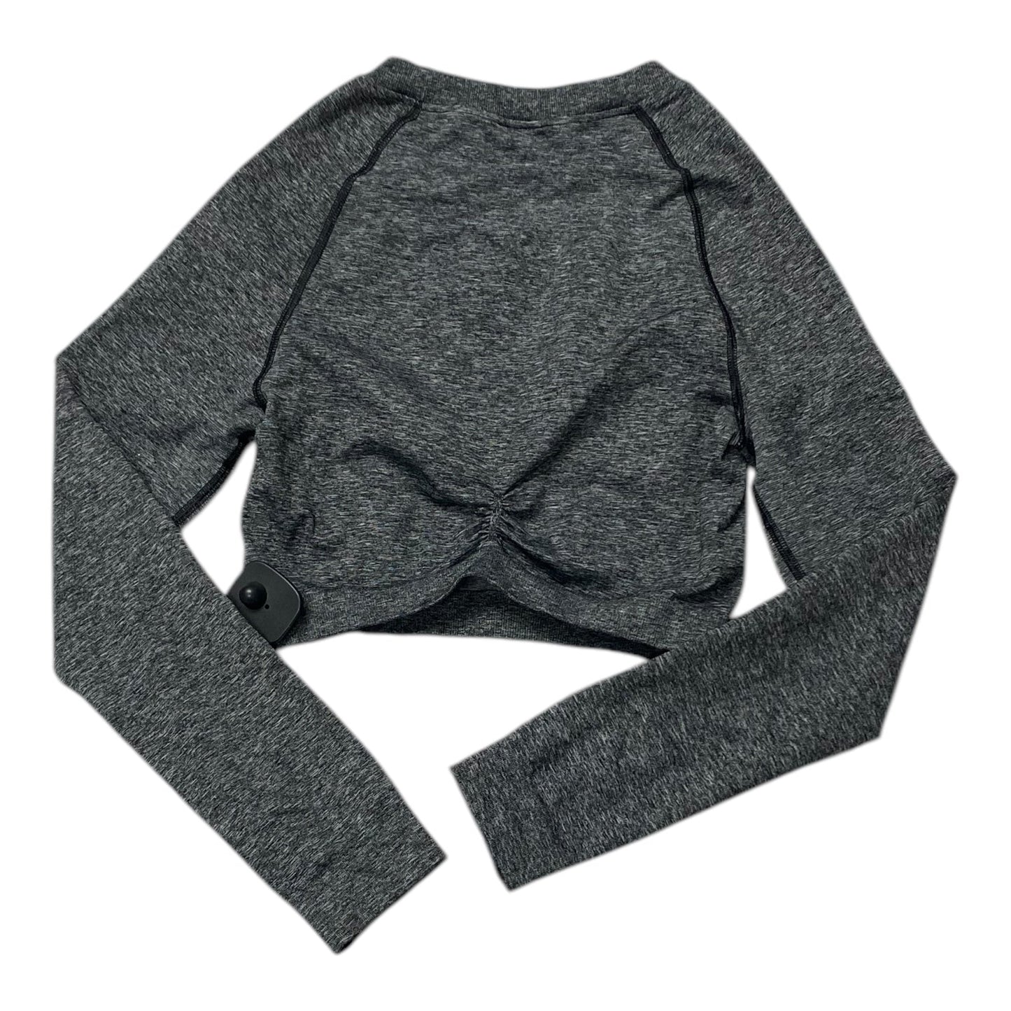 Athletic Top Ls Collar By Gym Shark In Grey, Size:M