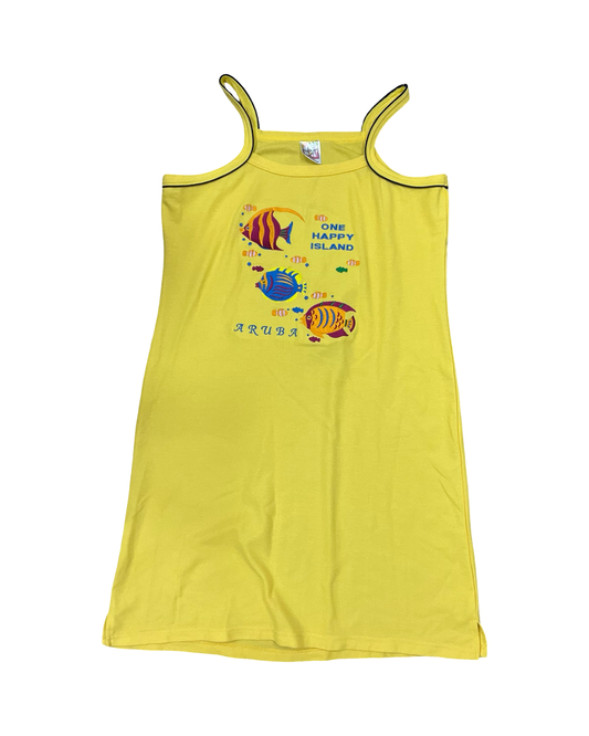 Dress Casual Midi By Clothes Mentor In Yellow, Size:Xl
