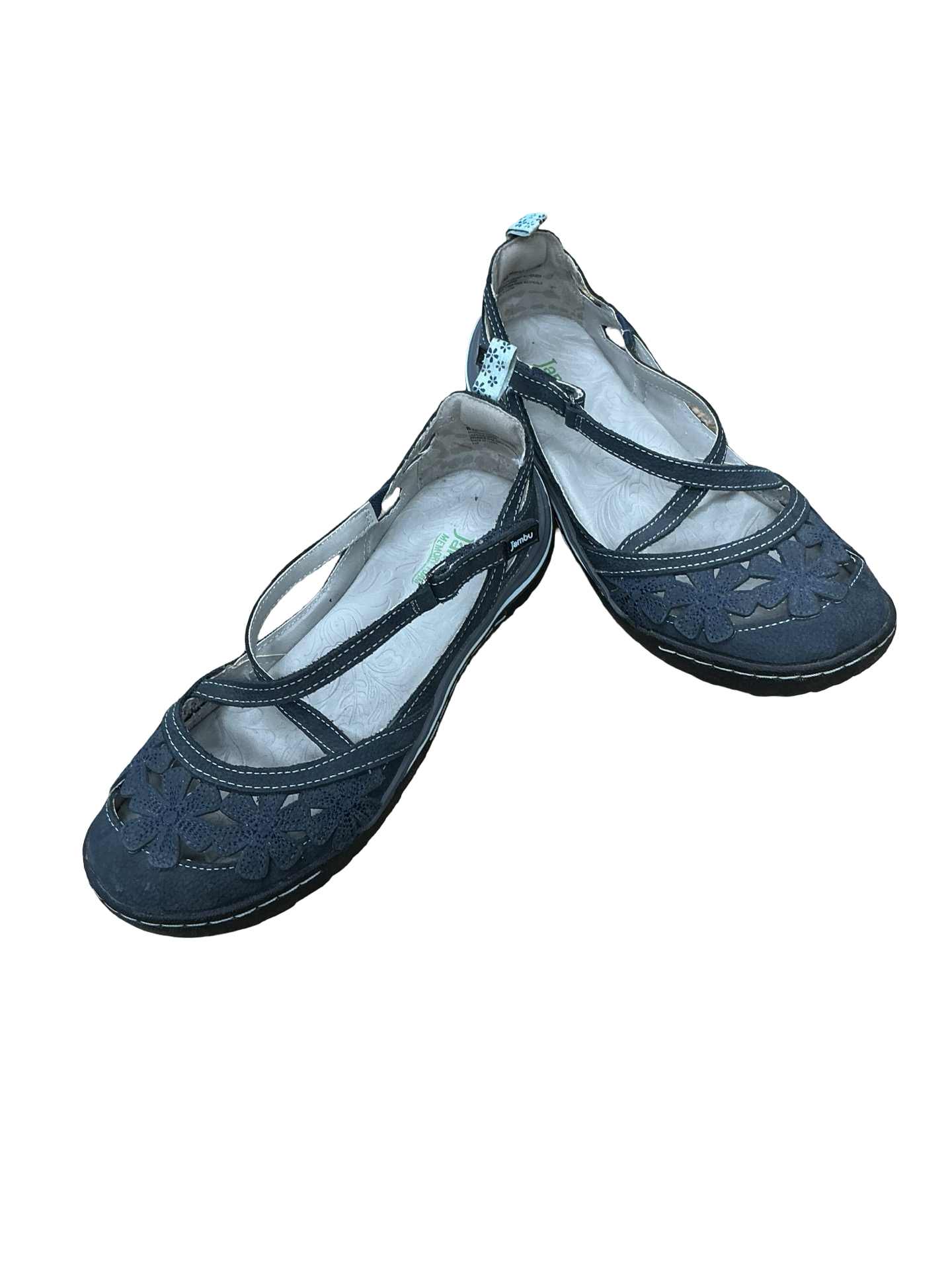 Shoes Flats By Jambu In Blue, Size:8