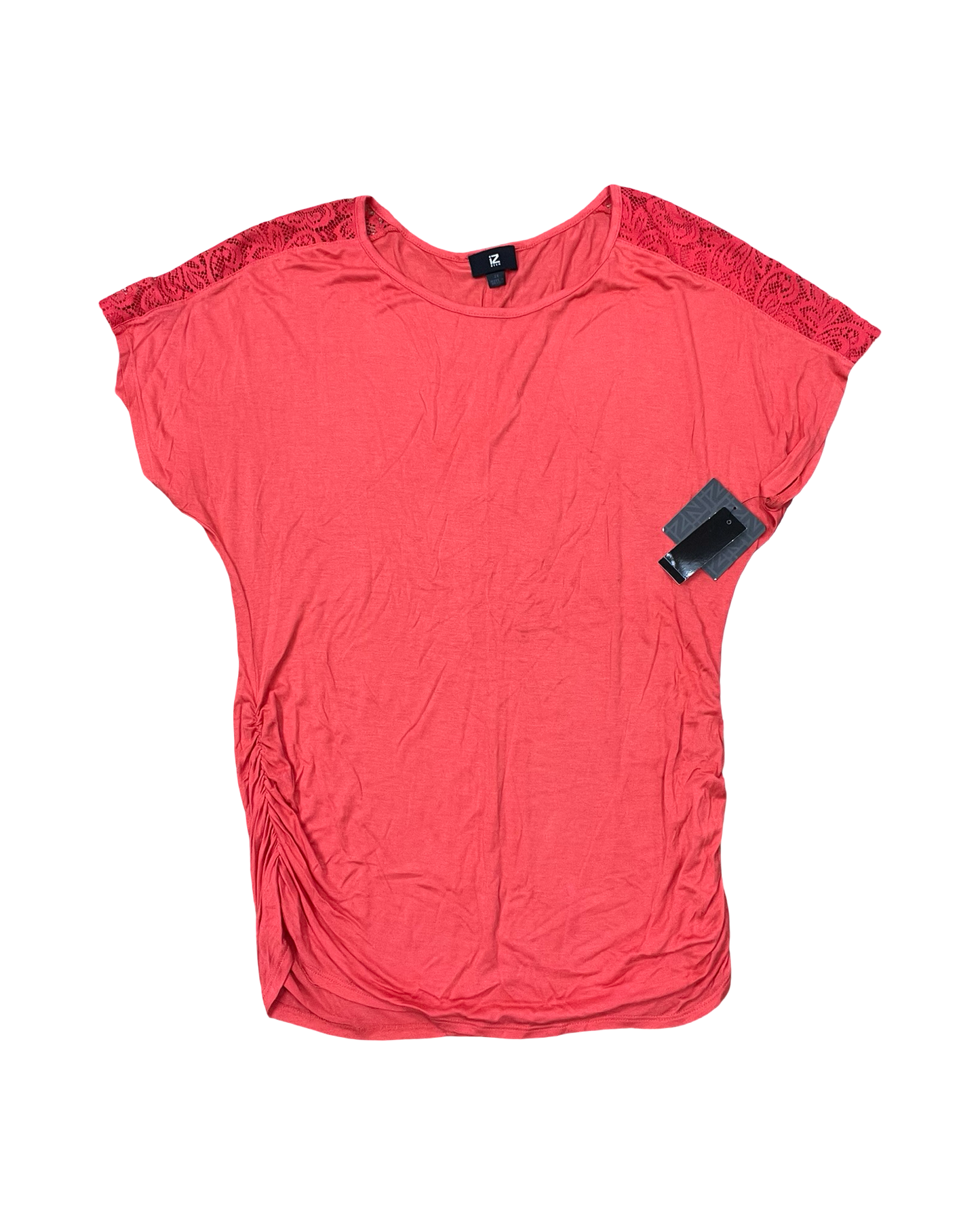 Top Ss By Iz Byer In Orange, Size:2X