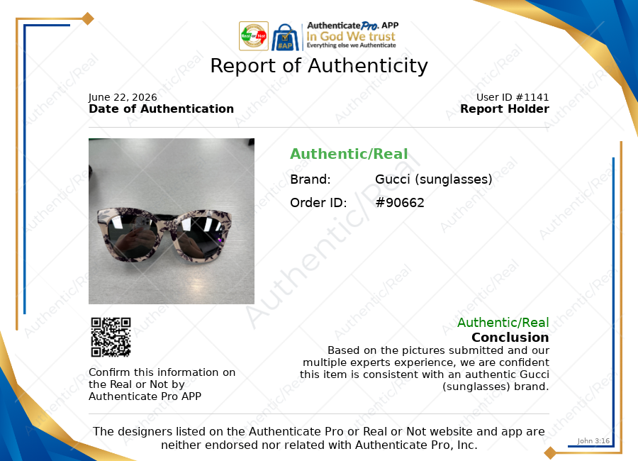 Sunglasses Luxury Designer By Gucci In Floral Print, Size: