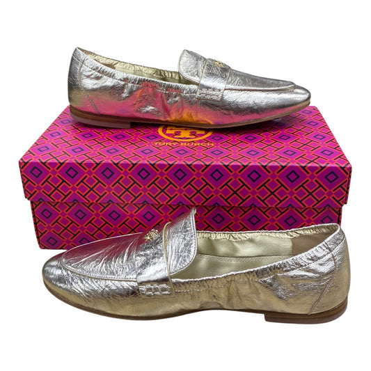 Shoes Designer By Tory Burch In Gold, Size:8
