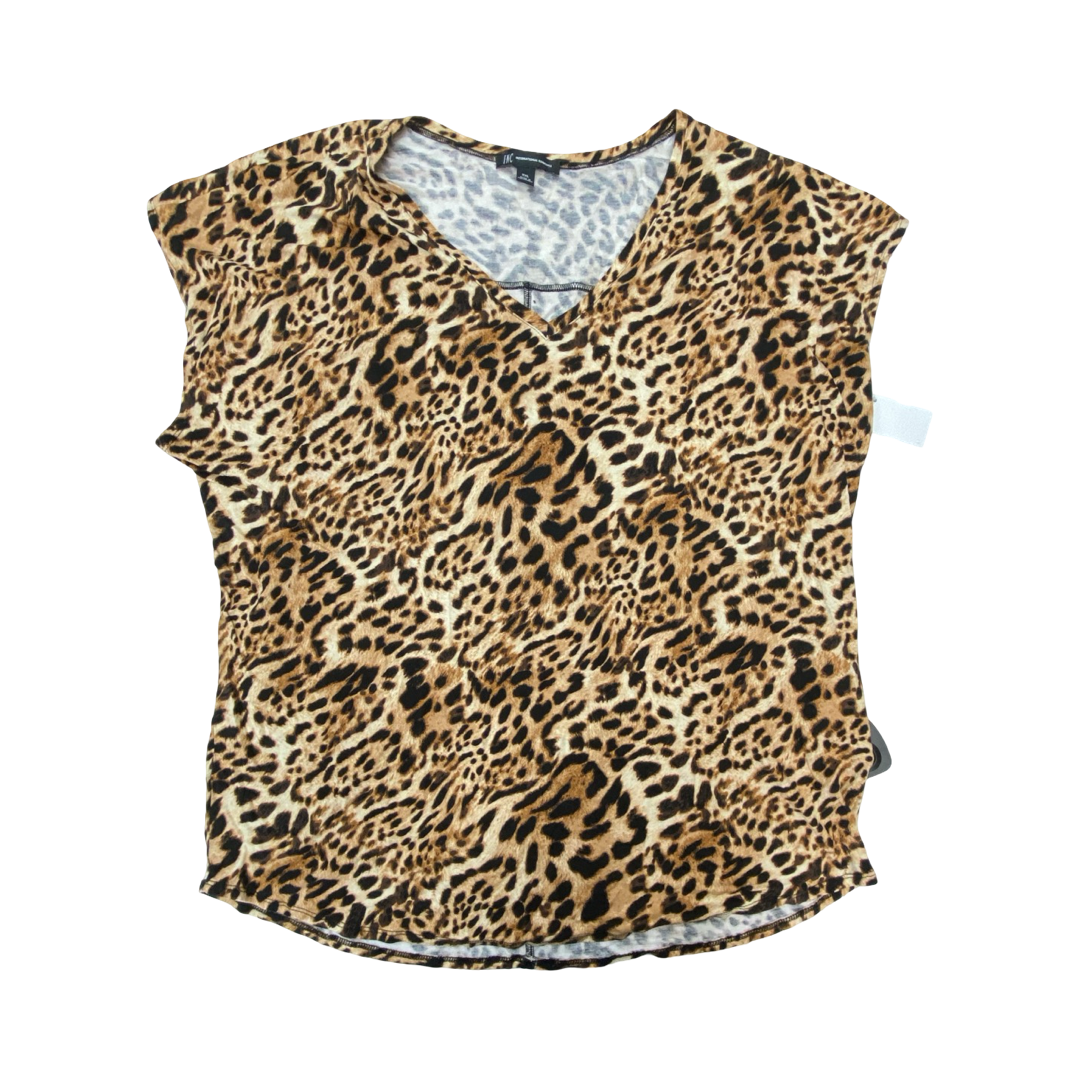 Top Ss By Inc In Animal Print, Size:Xxl