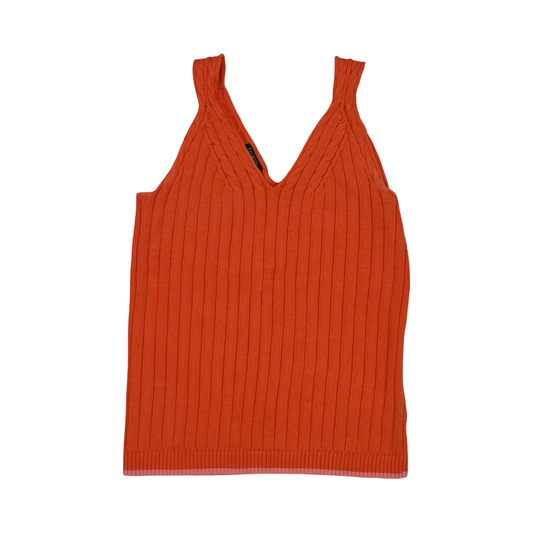 Top Sleeveless By Talbots In Orange, Size:Sp