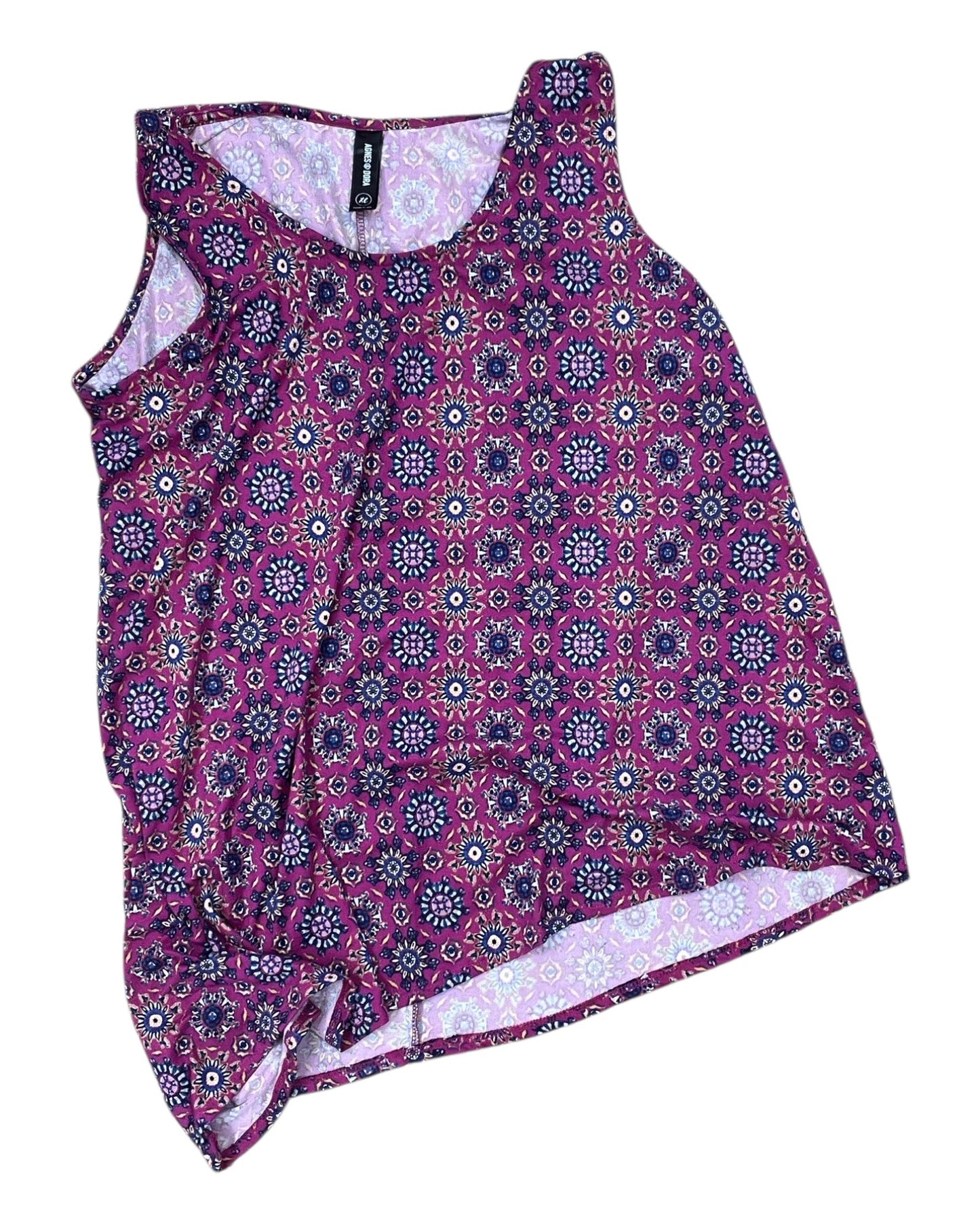 Top Sleeveless By Agnes & Dora In Purple, Size:Xl